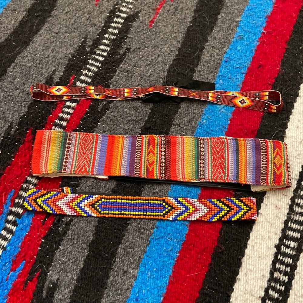 Assorted aztec head/hat bands